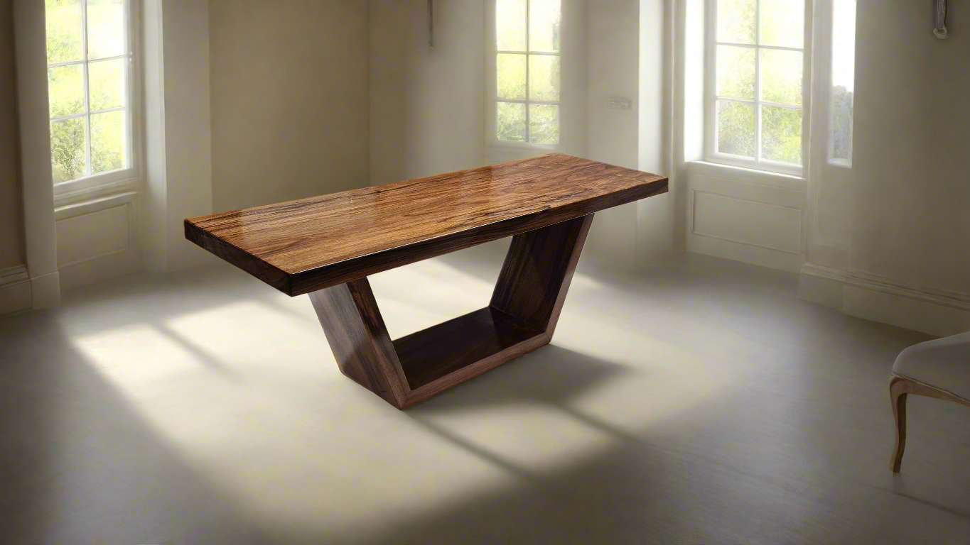 L'élégance rustique. Table à manger.