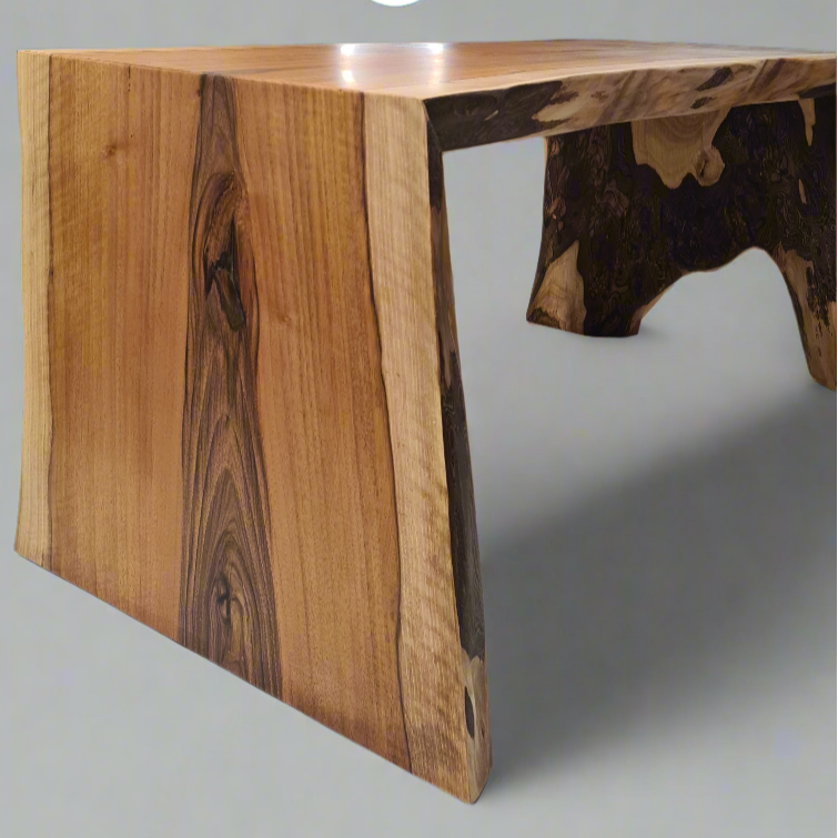 Table en basse en Noyer - Bois et Bonheur