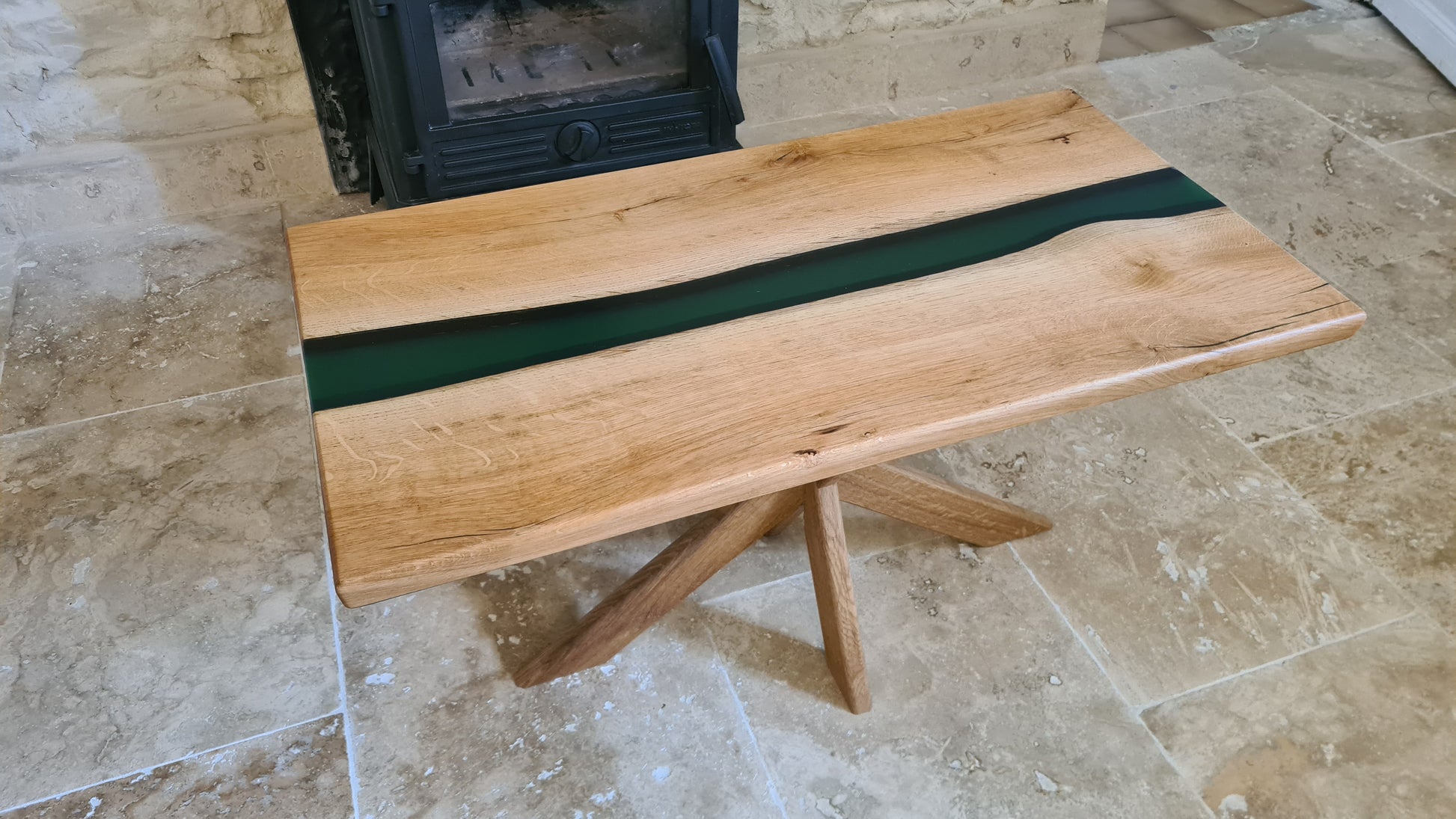 Table rivière en chêne massif - Bois et Bonheur